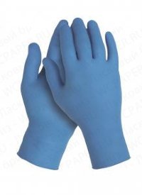 Нитриловые перчатки KLEENGUARD G10 Flex Blue 24см