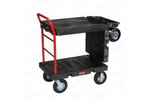 Грузовая тележка трансформер Rubbermaid на пневмо-колёсах
