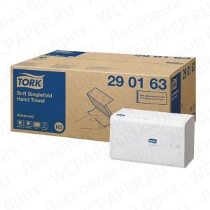 Tork Бумажные листовые полотенца Singlefold сложения ZZ 290163